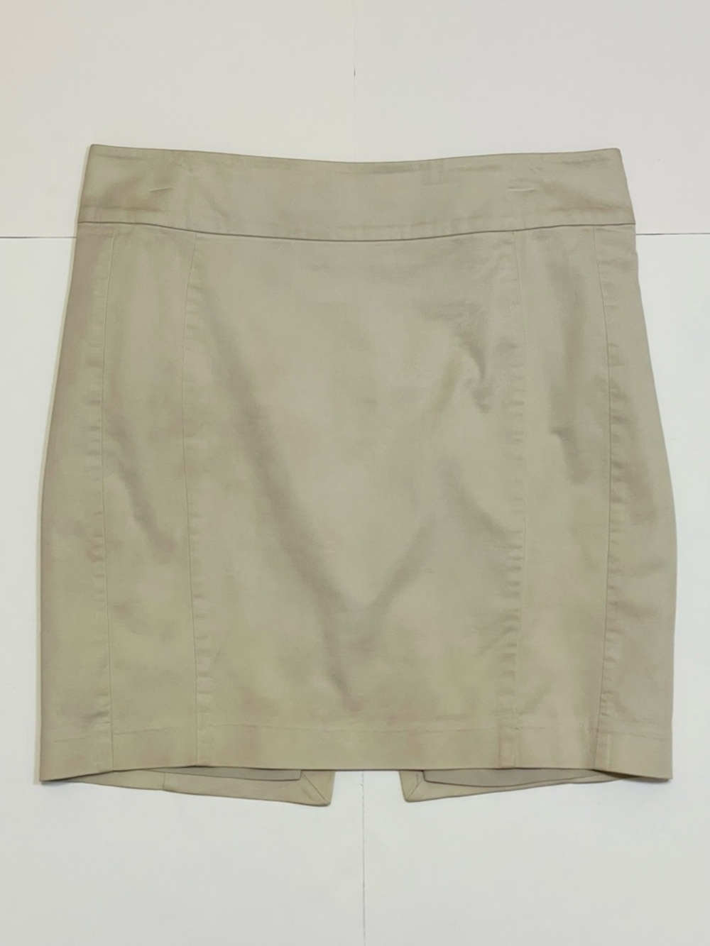 Express Beige Tailored Pencil Skirt Size 10